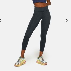 Outdoor voices black full length leggings (small)